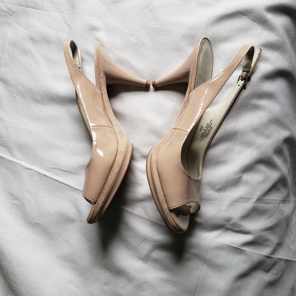 Nine West Platform Slingback Pumps